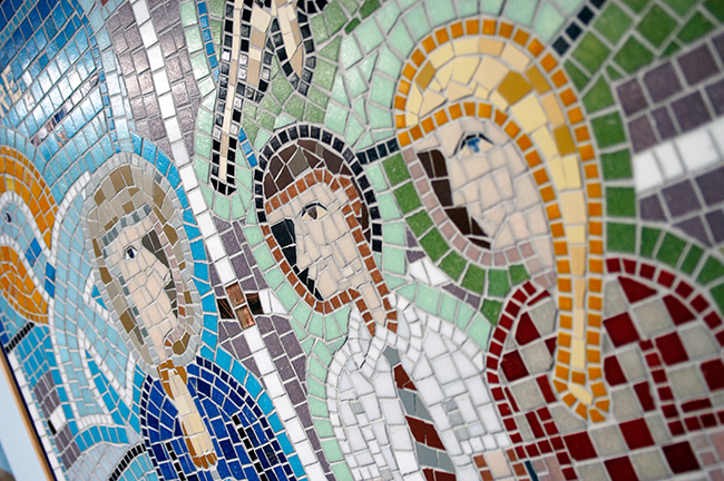 Ashbury School Mosaic, detail