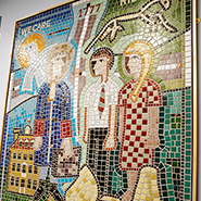 Mosaic installed