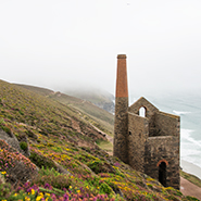 Wheal Coates in the mist